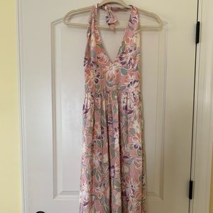 Halter maxi dress